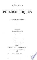Mélanges philosophiques