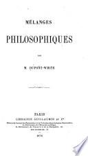 Mélanges philosophiques