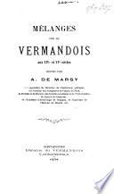 Mélanges sue le Vermandois, aux XIVe et XVe siècles