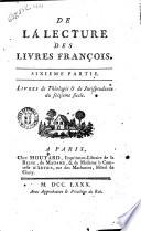 Melanges tires d'une grande Bibliotheque[Contant d'Orville]