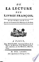 Mélanges Tirés D'Une Grande Bibliotheque