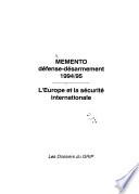 Mémento défense-désarmement