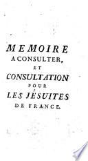 Mémoire a consulter et consultation