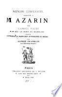 Mémoire confidentiel adressé à Mazarin par Gabriel Naudé après la mort de Richelieu