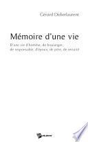 Mémoire d'une vie