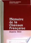 Mémoire de la chanson française depuis 1900