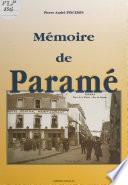 Mémoire de Paramé