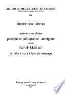 Mémoire en dérive