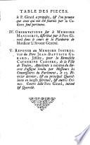 Mémoire instructif pour le père Jean-Baptiste Girard, Jesuite, recteur du College Royal de la Marine de la ville de Toulon, contre Marie-Catherine Cadière, et encore M. le Procureur Général du Roy, querellant