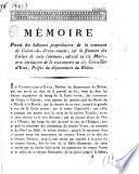 Mémoire pour des habitans propriétaires de la commune de Cuires-la-Croix-Rousse, sur la fixation des limites de cette commune...