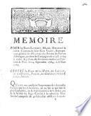 Memoire pour les sieurs Laurent, Maine, Ubelesky & autres ... apellans des sentences rendue au consulat de Paris les 24 septembre 1764, & 8 mars 1765