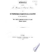 Mémoire présenté à monsieur le préfet du Rhône par les propriétaires et les habitants de la Guillotière et des Brotteaux, pour obtenir la suppression du péage sur les ponts Morand et Lafayette