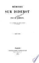 Mémoire sur Diderot