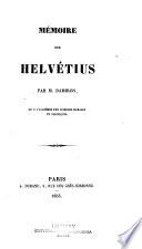 Mémoire sur Helvétius