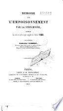 Mémoire sur l'empoisonnement par la strychnine