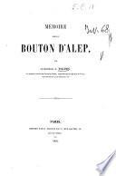 Mémoire sur le bouton d'Alep