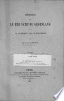 Mémoire sur le fer natif du Groenland