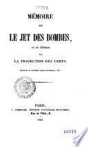 Mémoire sur le jet des bombes, ou en général sur la projection des corps