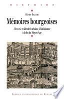 Mémoires bourgeoises