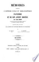 Mémoires concernant l'histoire civile et ecclésiastique d'Auxerre et de son ancien diocese