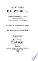 Mémoires ... concernant Marie-Antoinette