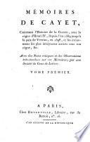 Mémoires contenant l'hist. de la guerre sous le règne d'Henri IV, dep. 1589 jusqu'à la paix de Vervins en 1598