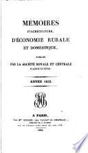 Mémoires d'agriculture, d'économie rurale et domestique [afterw.] Mémoires. An. 1785, trimestre d'été-tom. 144