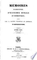Mémoires d'agriculture, d'économie rurale et domestique