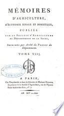 Memoires d'agriculture