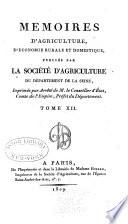 Memoires d'agriculture