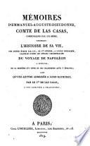 Mémoires d'Emmanuel-Auguste-Dieudonné, comte de Las Casa, communiqués par lui-même