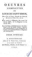 Mémoires d'état et militaires du règne de Louis XIV
