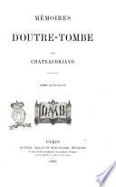 Mémoires d'outre-tombe par Chateaubriand