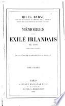 Memoires d'un exilé Irlandais de 1798