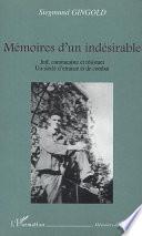Mémoires d'un indésirable
