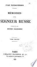 Mémoires d'un seigneur russe