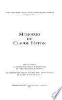 Mémoires de Claude Haton: Années 1553-1565