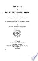 Mémoires de Du Plessis-Besançon