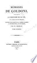 Mémoires de Goldoni