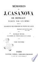 Mémoires de J. Casanova de Seingalt
