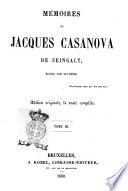 Memoires de Jacques Casanova de Seingalt.