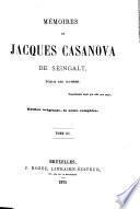 Mémoires de Jacques Casanova de Seingalt