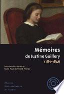 Mémoires de Justine Guillery