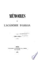 Mémoires de l'Académie d'Arras