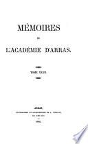 Memoires de l'academie d'Arras