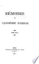 Mémoires de l'Académie d'Arras