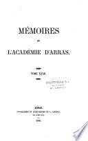 Mémoires de l'Académie d'Arras