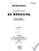 Mémoires de l'Académie de médecine
