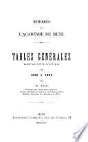 Mémoires de l'Académie de Metz