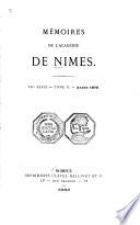 Mémoires de l'Académie de Nîmes